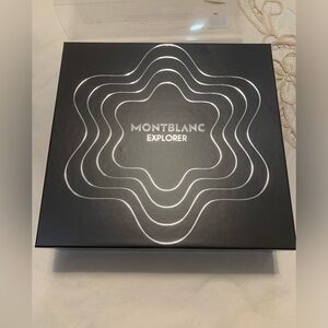 MONTBLANC Explorer Gift Box with Empty Cologne Bottle. No fragrance